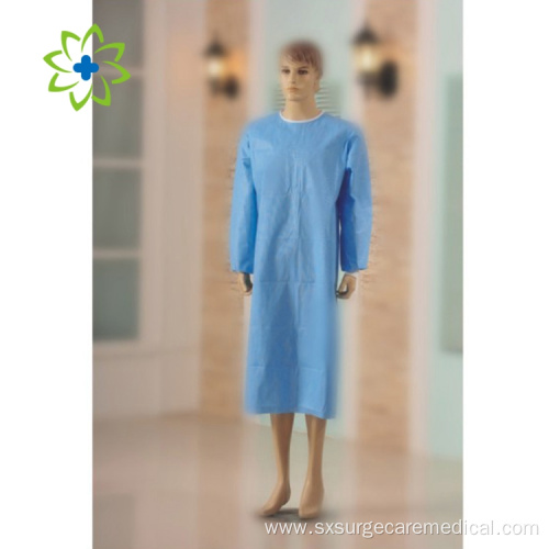 Simple Medical Patient Reinforced Disposable Surgical Gowns